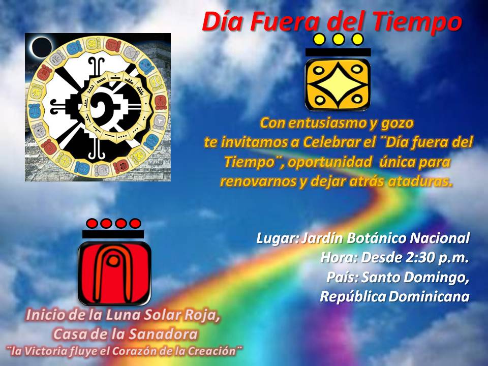 Flyer for Day out of TIme in San Pedro Garza Garcia, Mexico